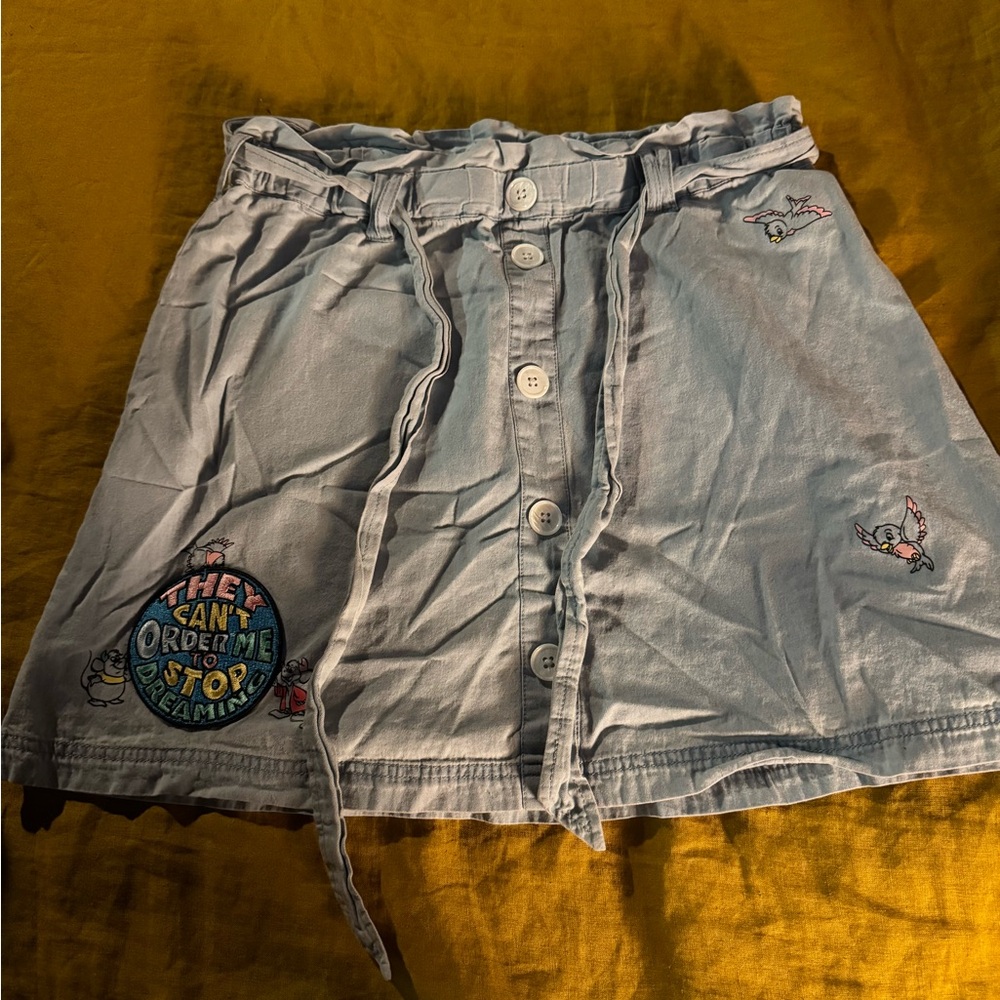 Cinderella Disneyland Button-Front Skirt